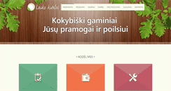 Desktop Screenshot of laukokubilai.lt